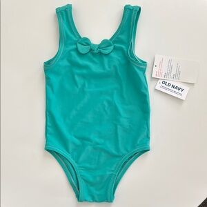 Old Navy Teal Baby Swimsuit 12-18M